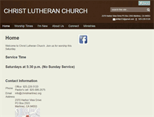 Tablet Screenshot of christmartinez.org
